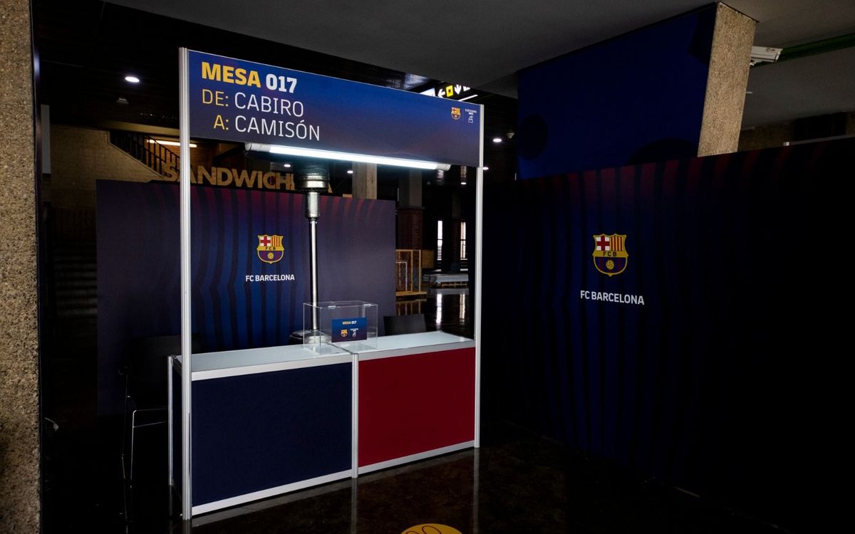 Los socios del FC Barcelona están llamados a las urnas para escoger el 42º presidente del Club