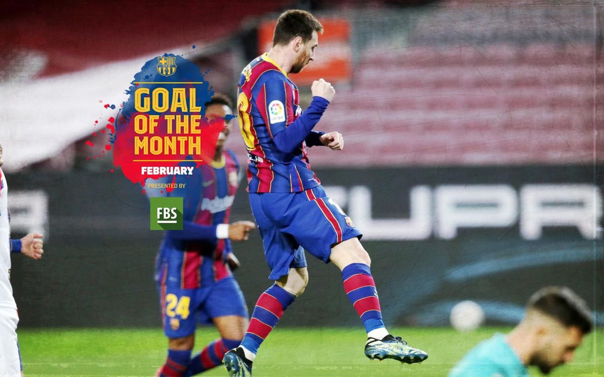 Messi 'Goal of the Month' winner for February