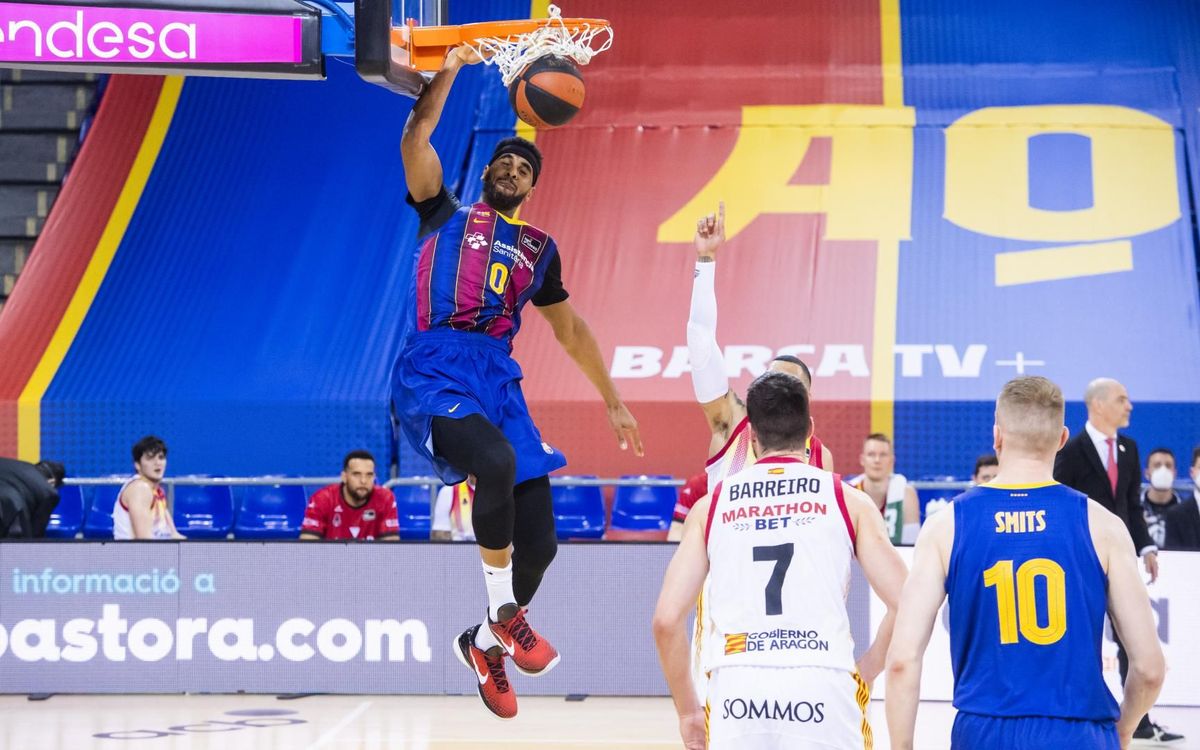 Barça - Casademont Zaragoza: Apisonadora azulgrana (107-88)