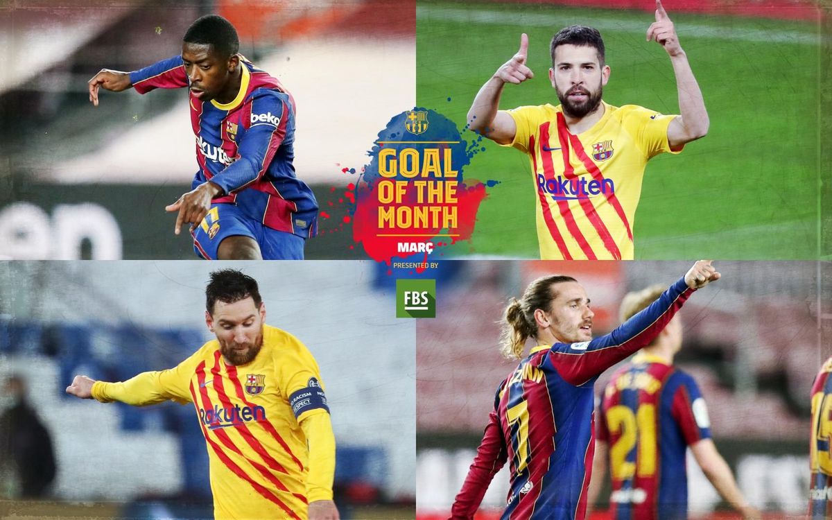 Quin és el millor gol del mes de març?