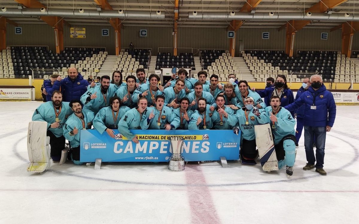 El Barça Hockey Hielo se proclama campeón de Liga