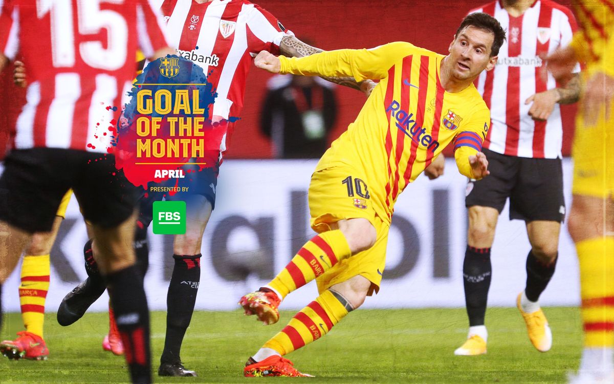 Messi wins 'Goal of the Month' for April