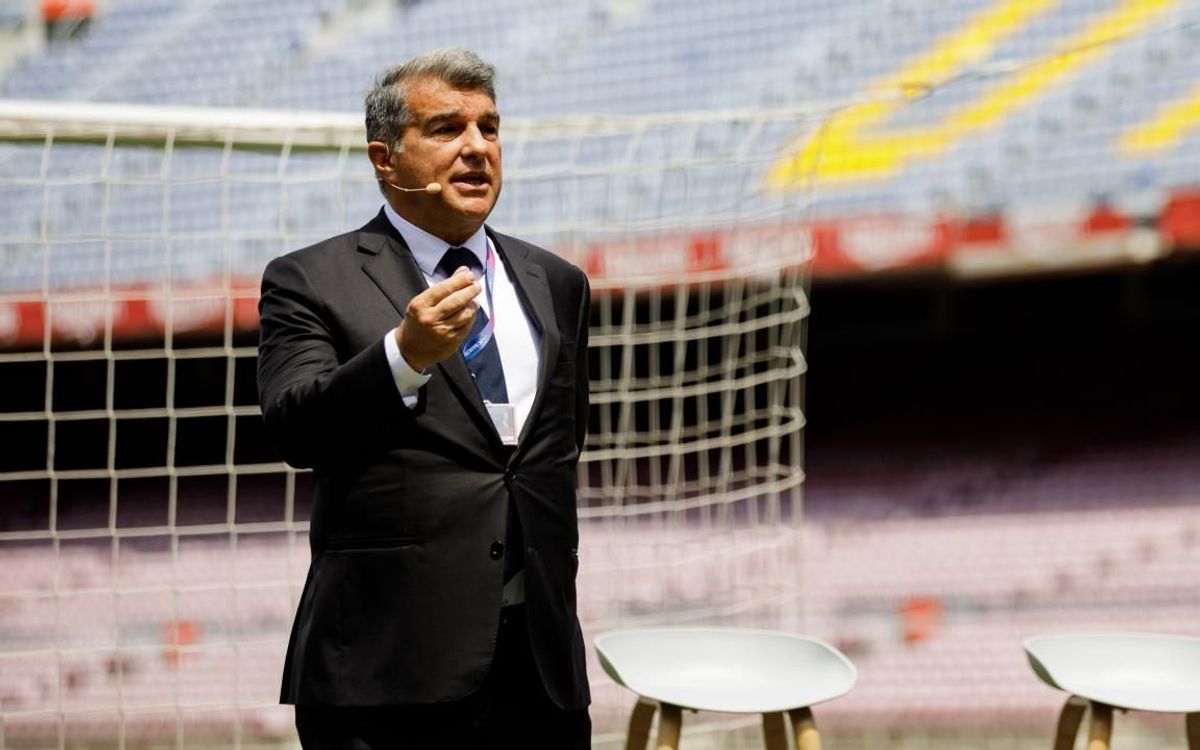 Laporta : “Battre le record du monde d'affluence en football féminin”