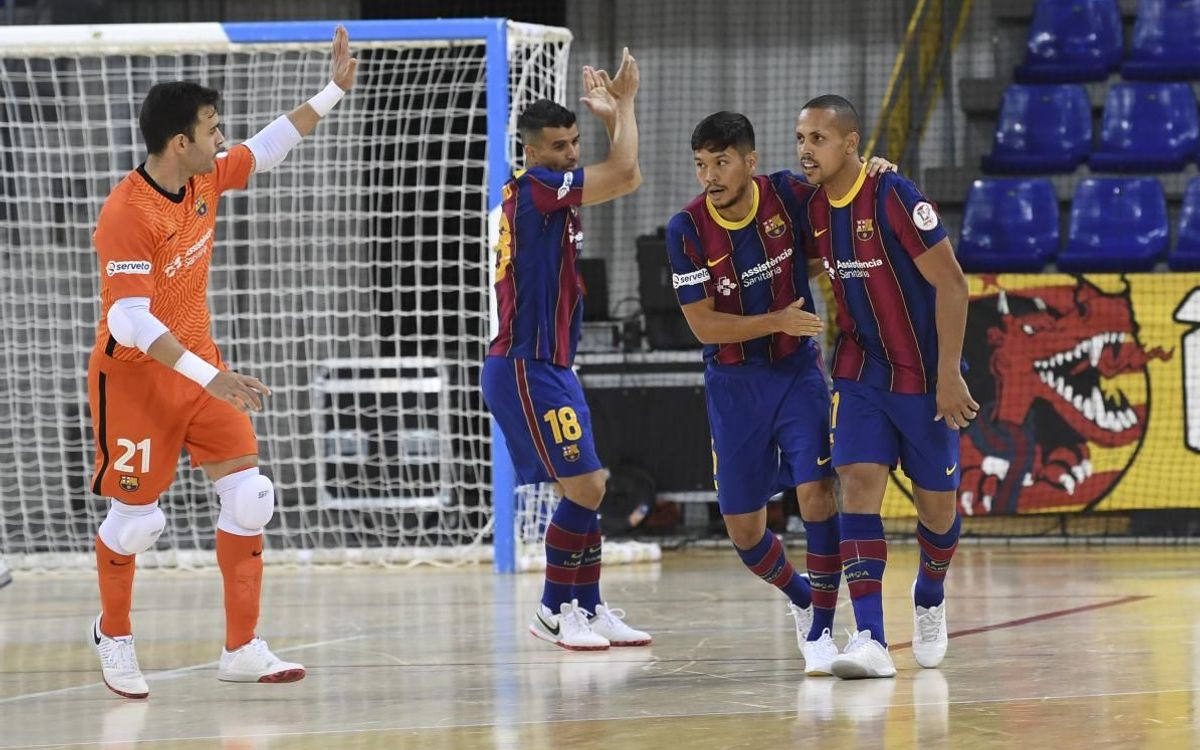 Barça 5-2 UMA Antequera: Win at last game of regular season at Palau