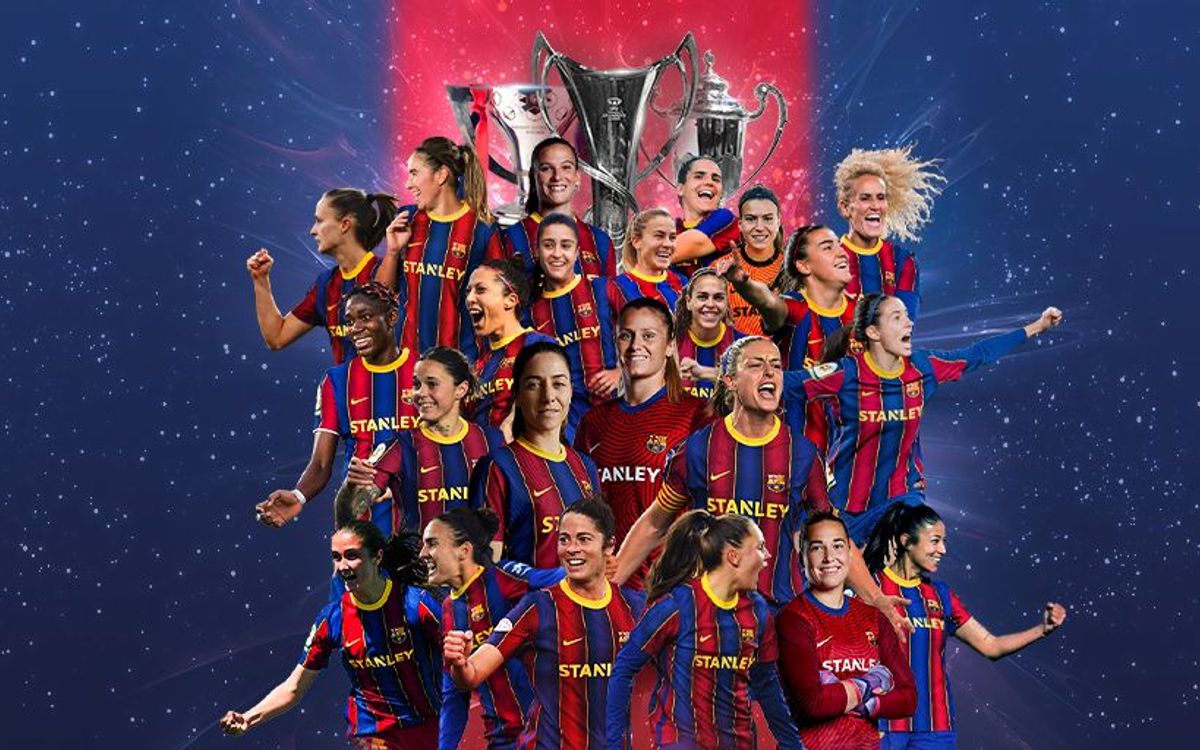 Le Barça Féminin réussit le triplé historique