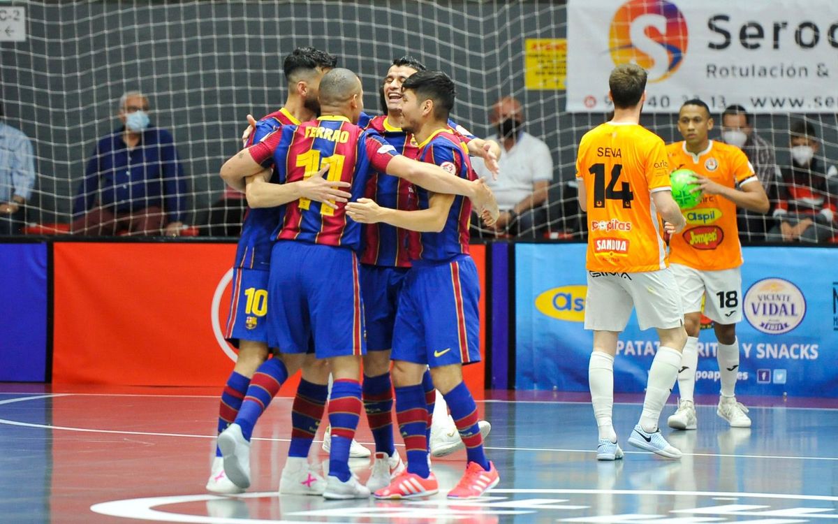 Ribera Navarra 2-5 Barça: Into the play-off!