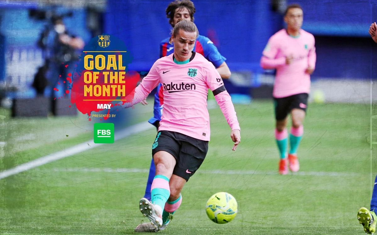 Griezmann winner of Goal of the Month for May