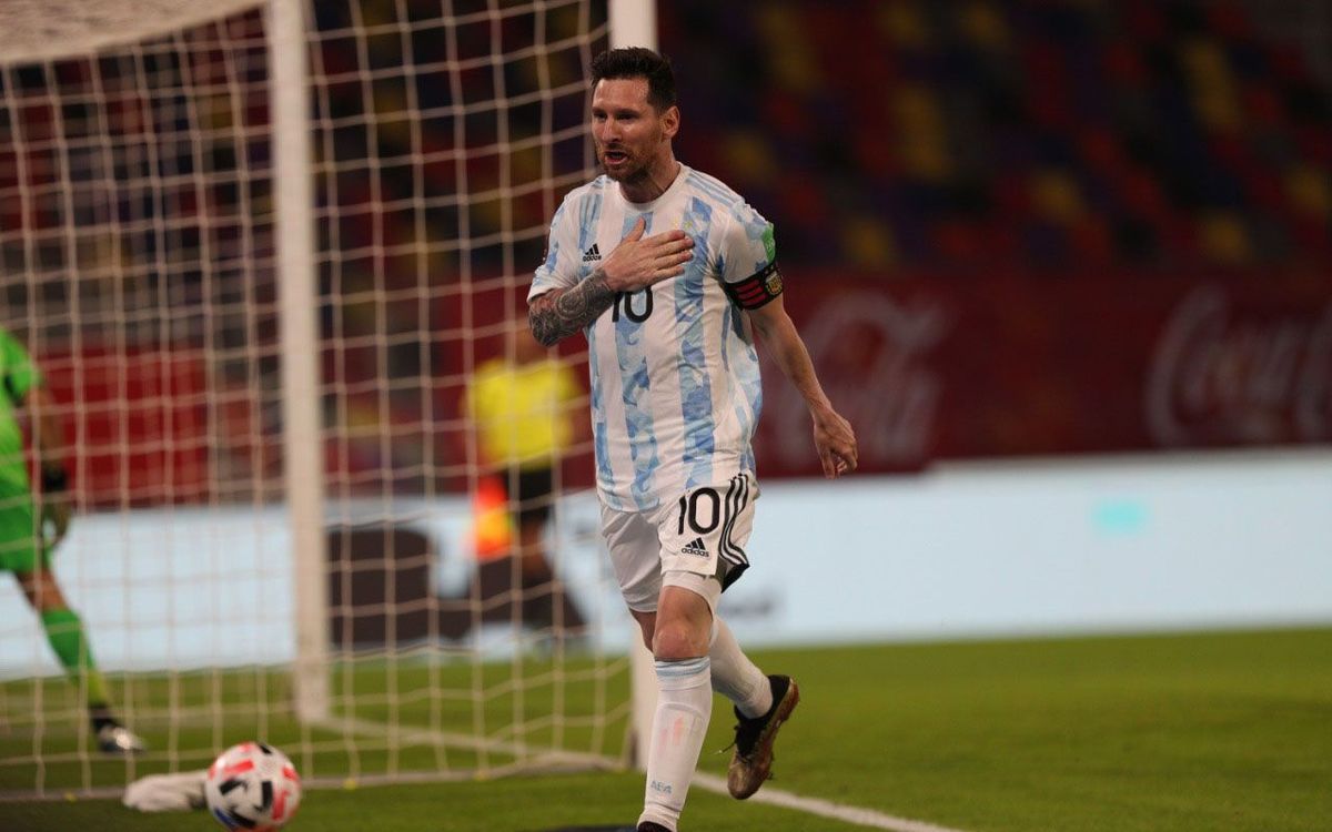 Messi, buteur contre le Chili