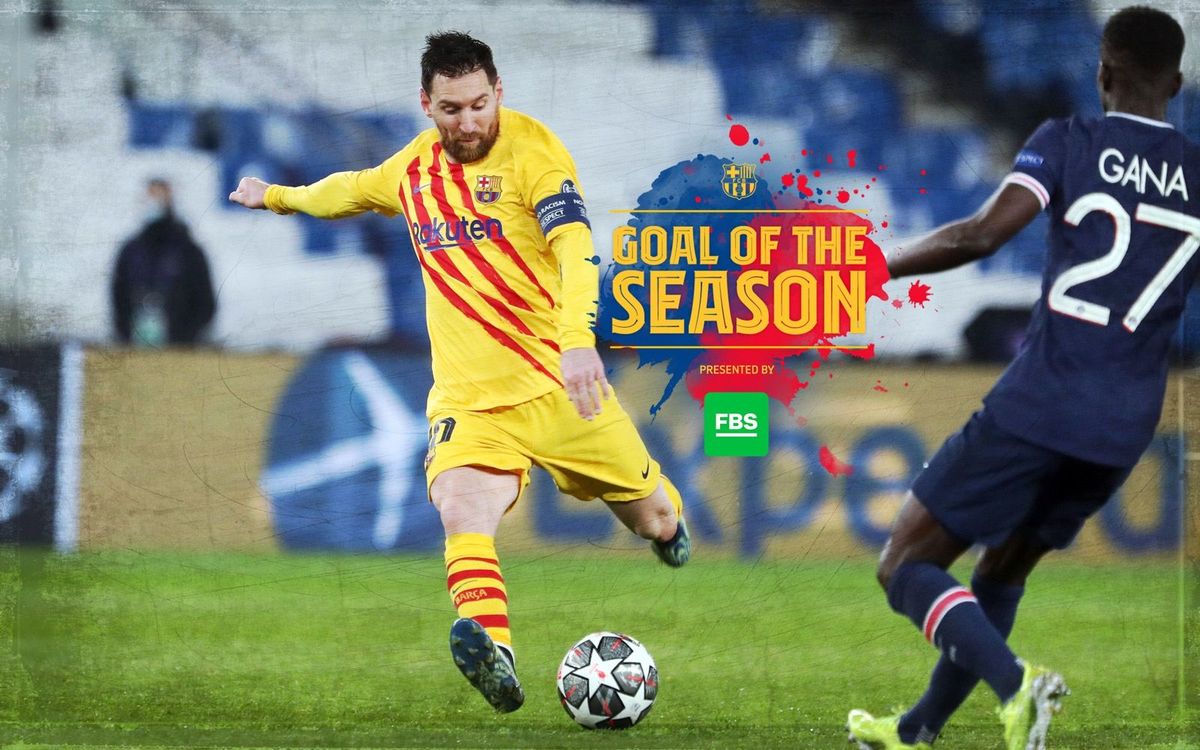 El gol de Messi contra el PSG, millor gol de la temporada