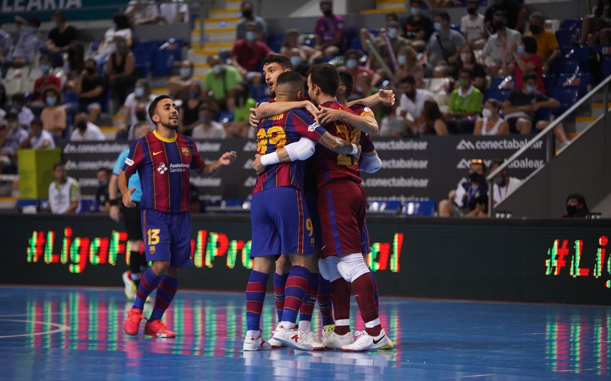 Palma Futsal-Barça: Triunfo en la prórroga para adelantarse en la serie (2-3)