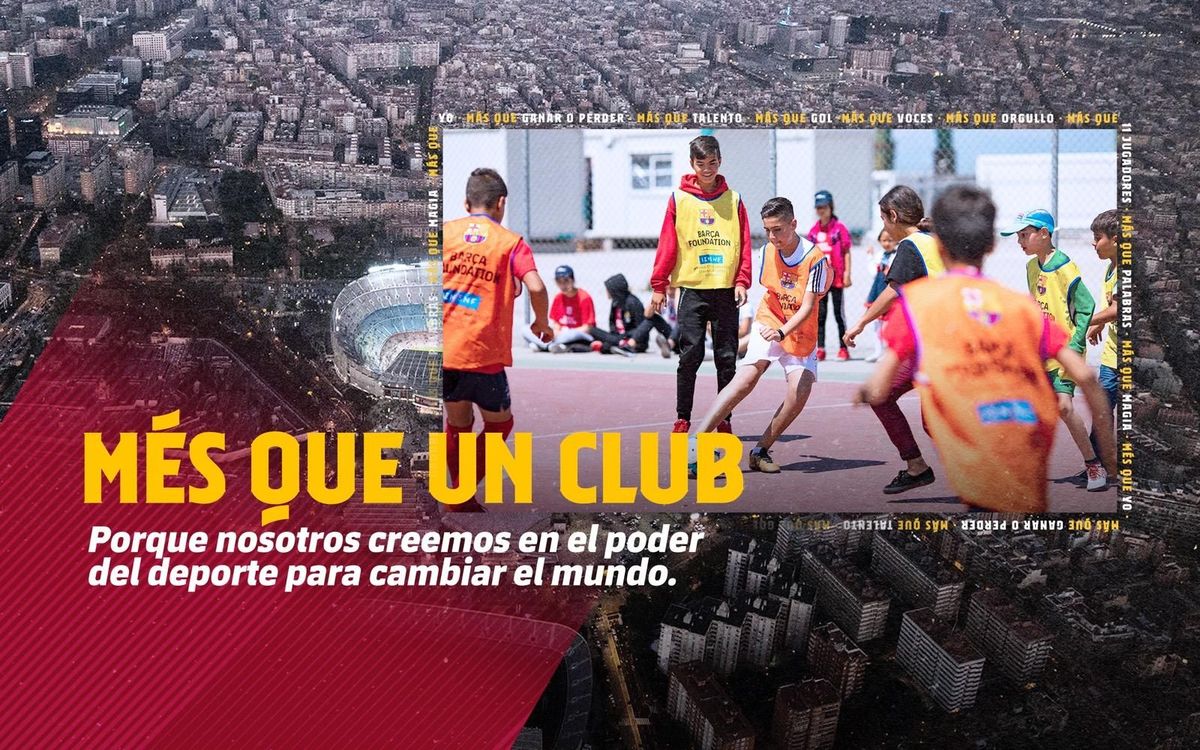 El Barça lanza su nueva campaña 'MÁS QUE'