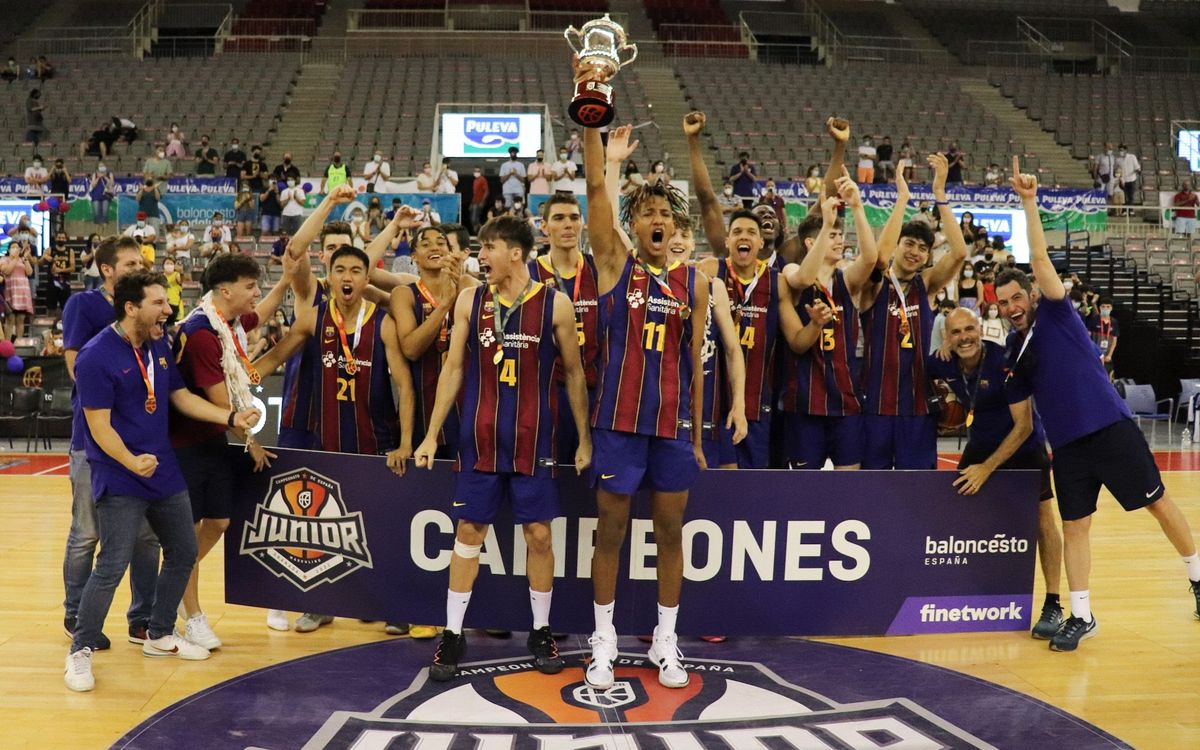 El junior, brillante campeón de España!