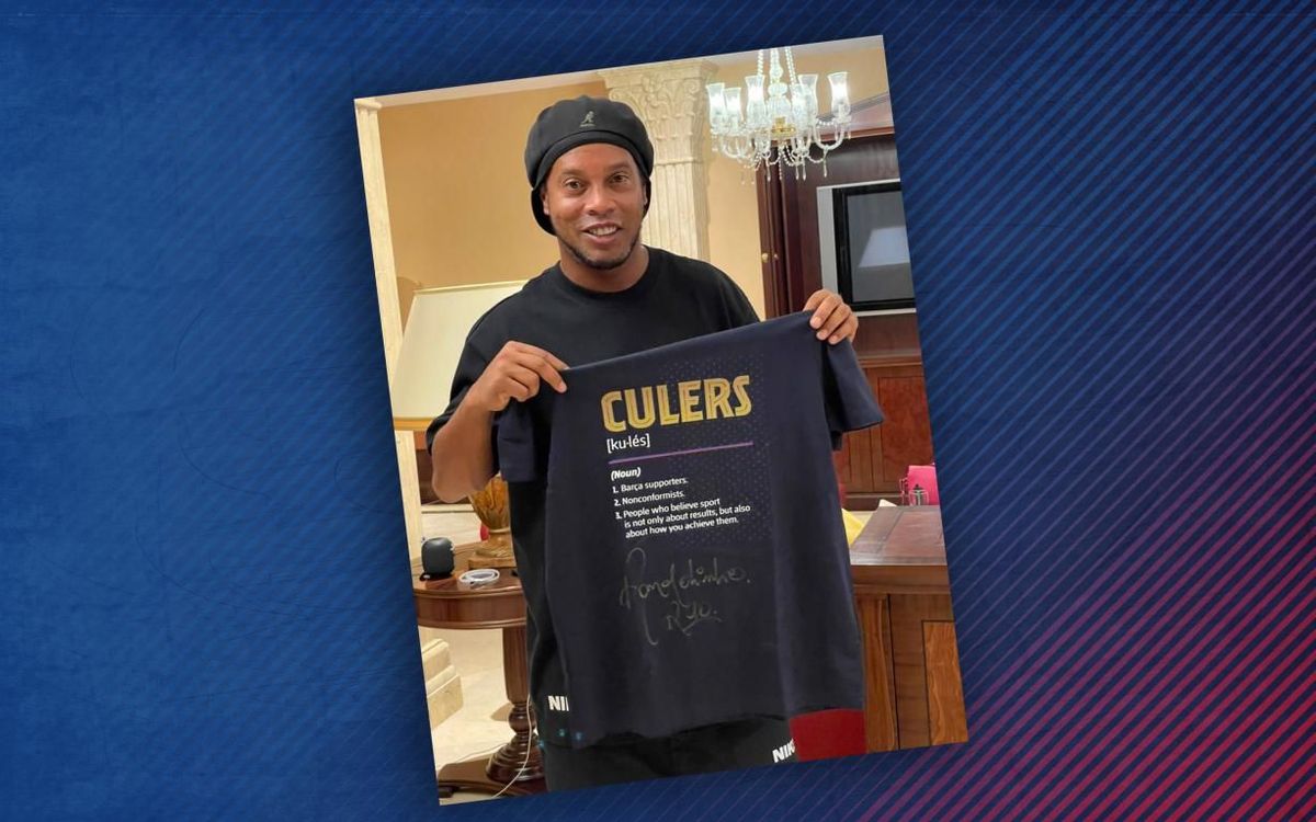 Want to win a T-shirt signed by Ronaldinho? Take part in our competition and it could be yours!