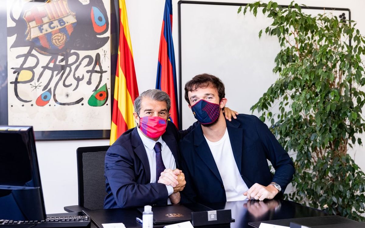 Blaugrana day for Sanli