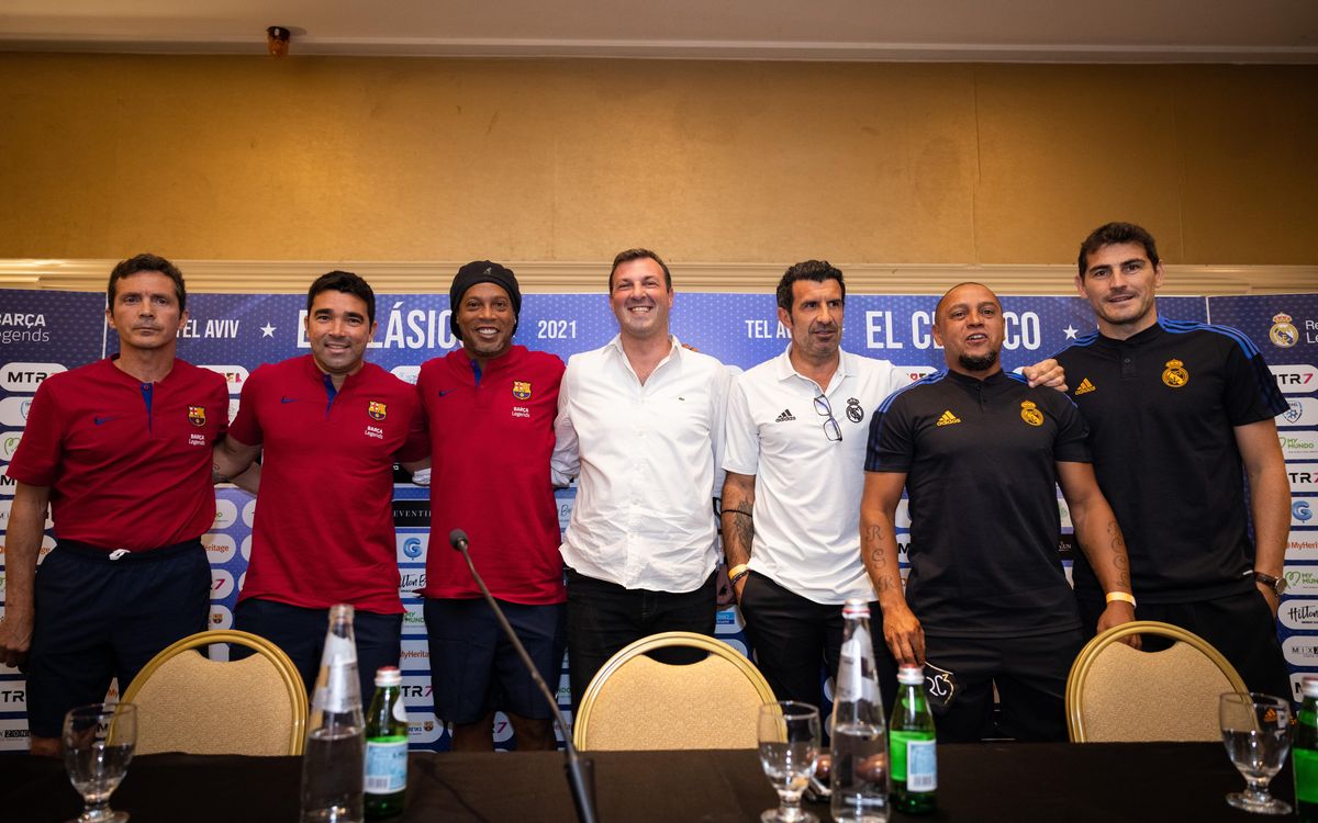 Ronaldinho Deco And Amor Speak Ahead Of Legends Clasico