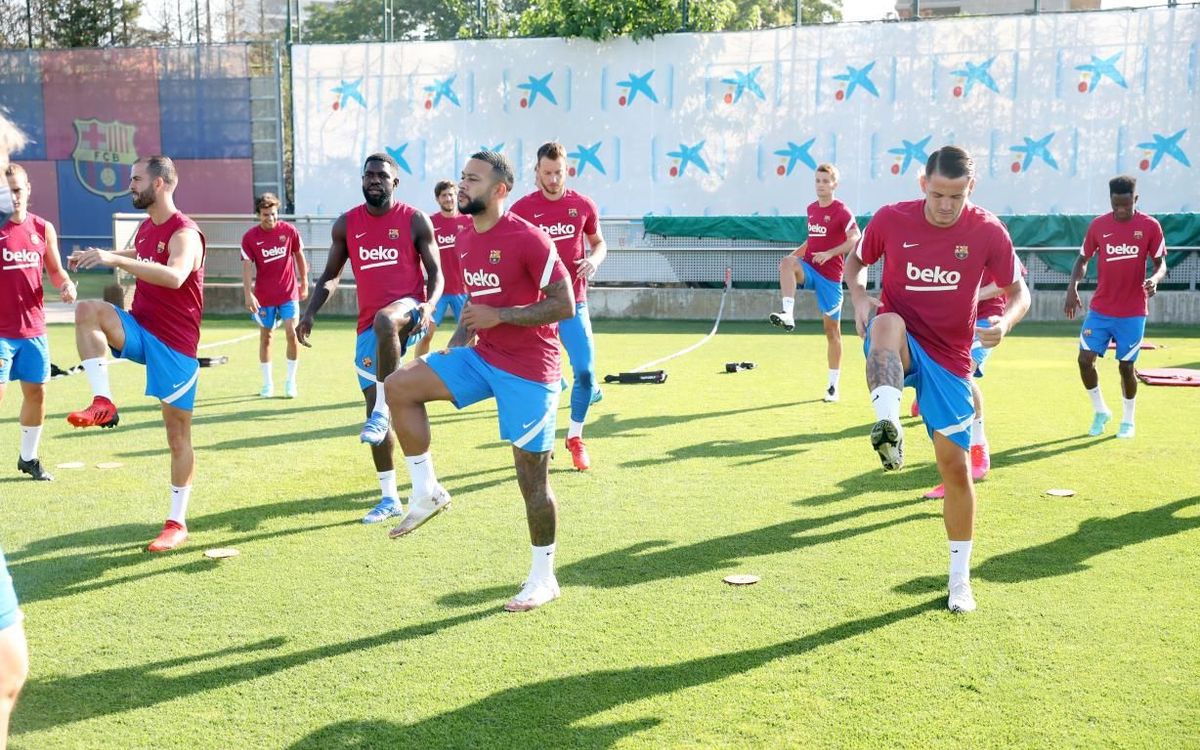 Training continues at the Ciutat Esportiva