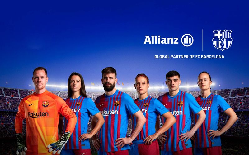 Allianz se convierte en patrocinador global del FC Barcelona y amplía su vinculación con el hasta 2024