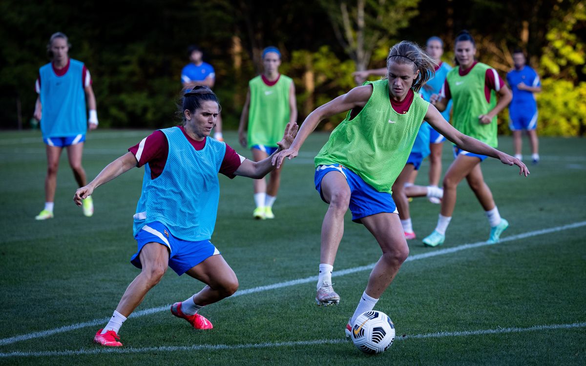 Primer entrenament a Portland