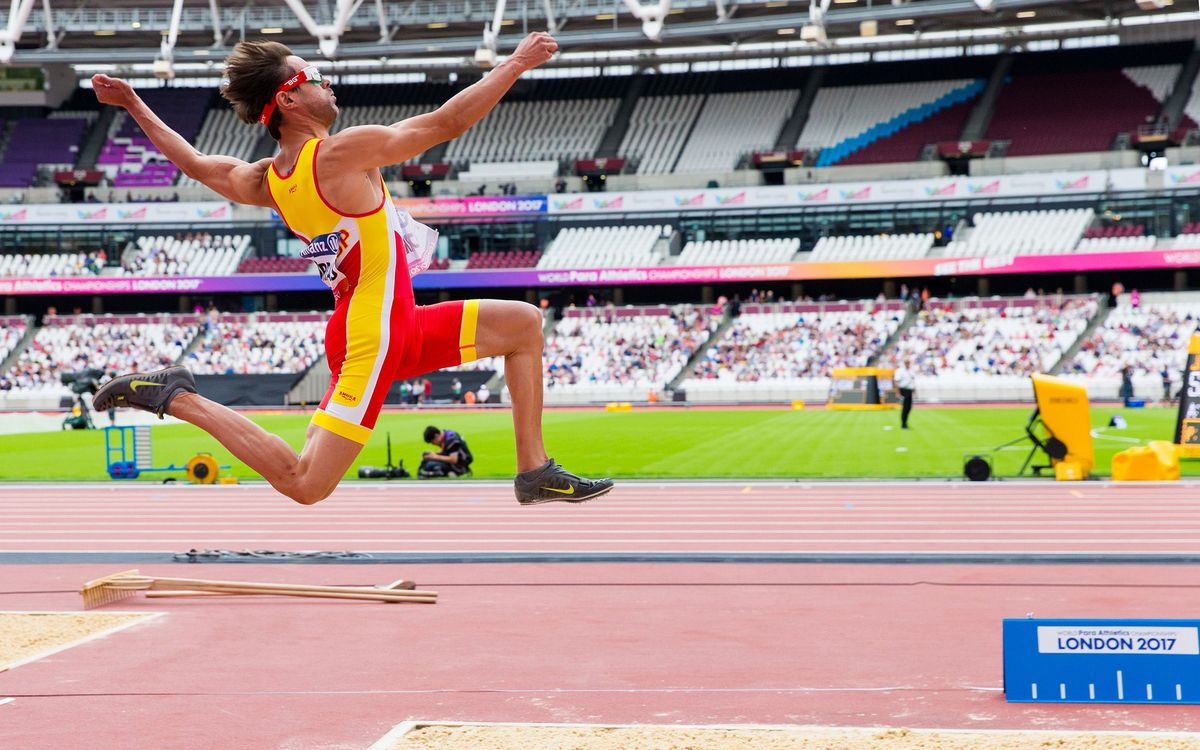 Xavi Porras, quinto en la final de salto de longitud de los Juegos Paralímpicos de Tokio