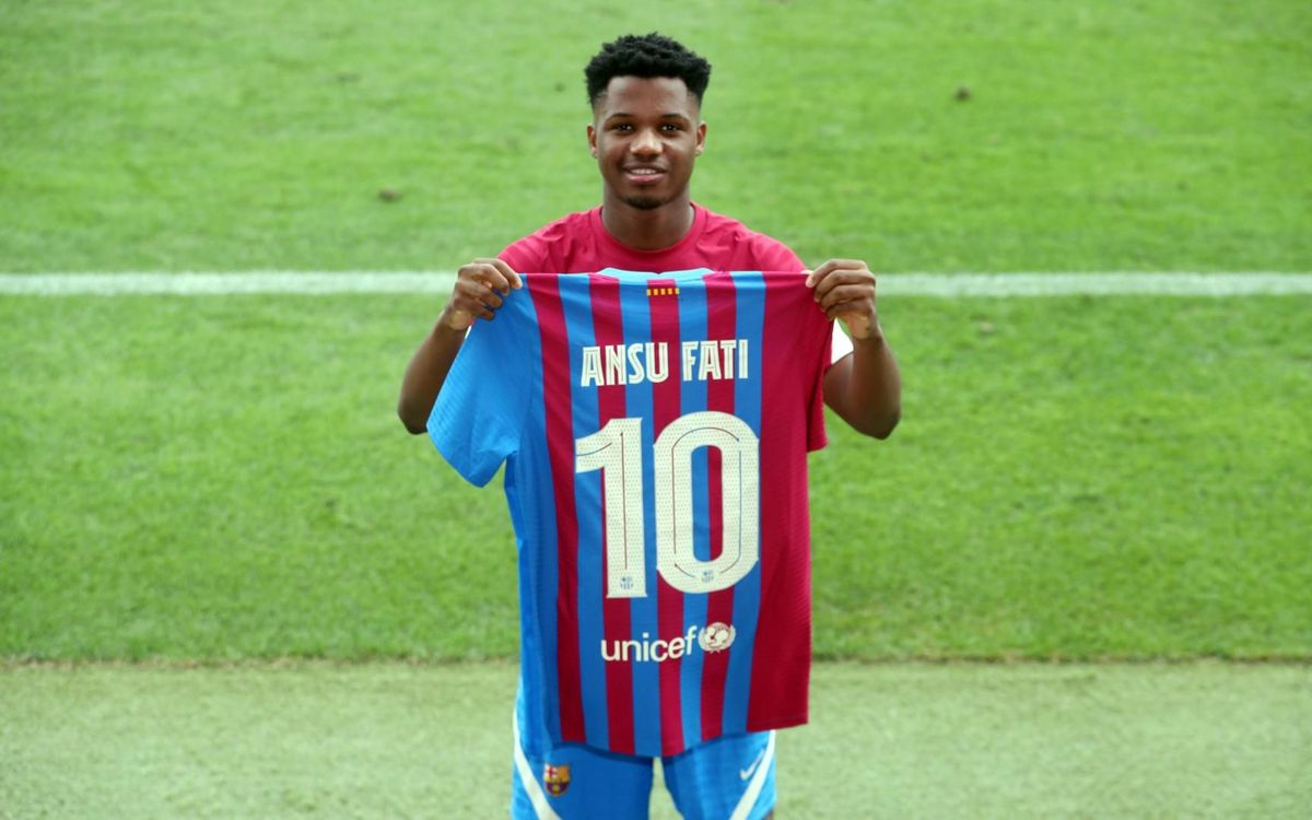Ansu Fati to wear the number 10 shirt