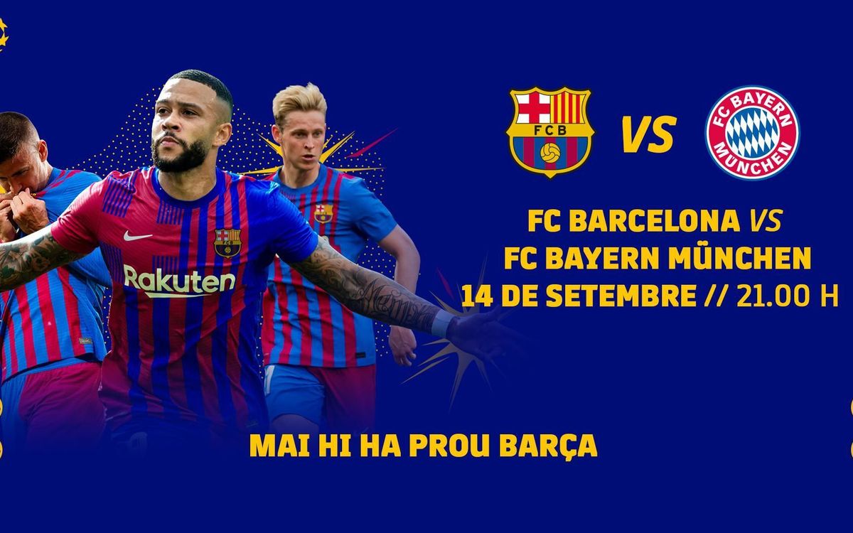 Sol·licitud d'entrades per a abonats per al partit de Champions contra el Bayern