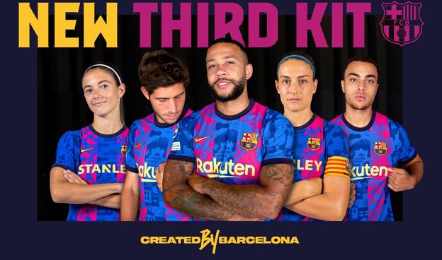 今季の第3ユニフォーム、バルサの若き才能にインスピレーションを受け
