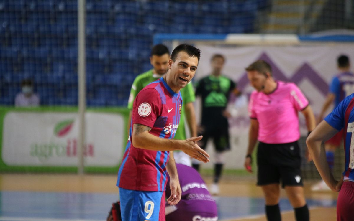 Palma Futsal-Barça: Retorno de Sergio Lozano ocho meses después (1-0)