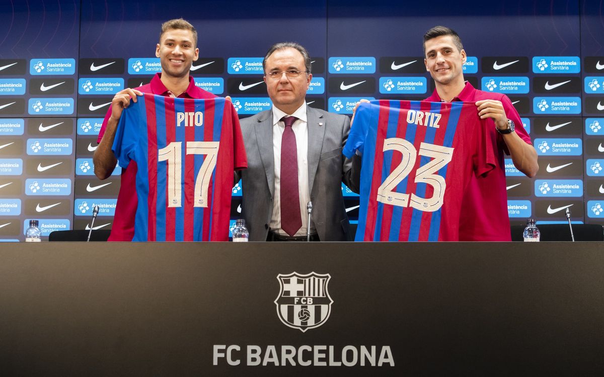 Ortiz: “Tanto Pito como yo venimos a apuntalar el proyecto del Barça”