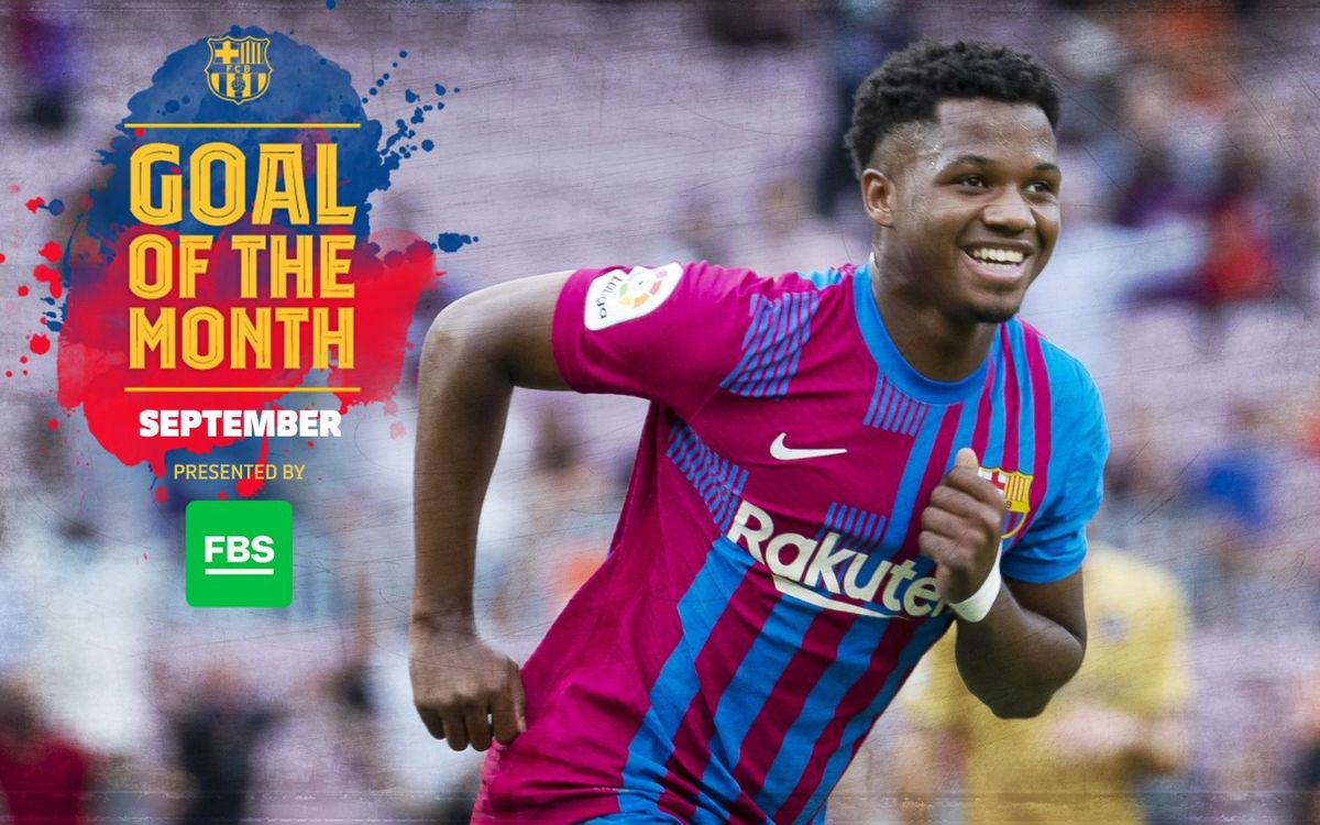 Ansu Fati wins 'Goal Of The Month' for September