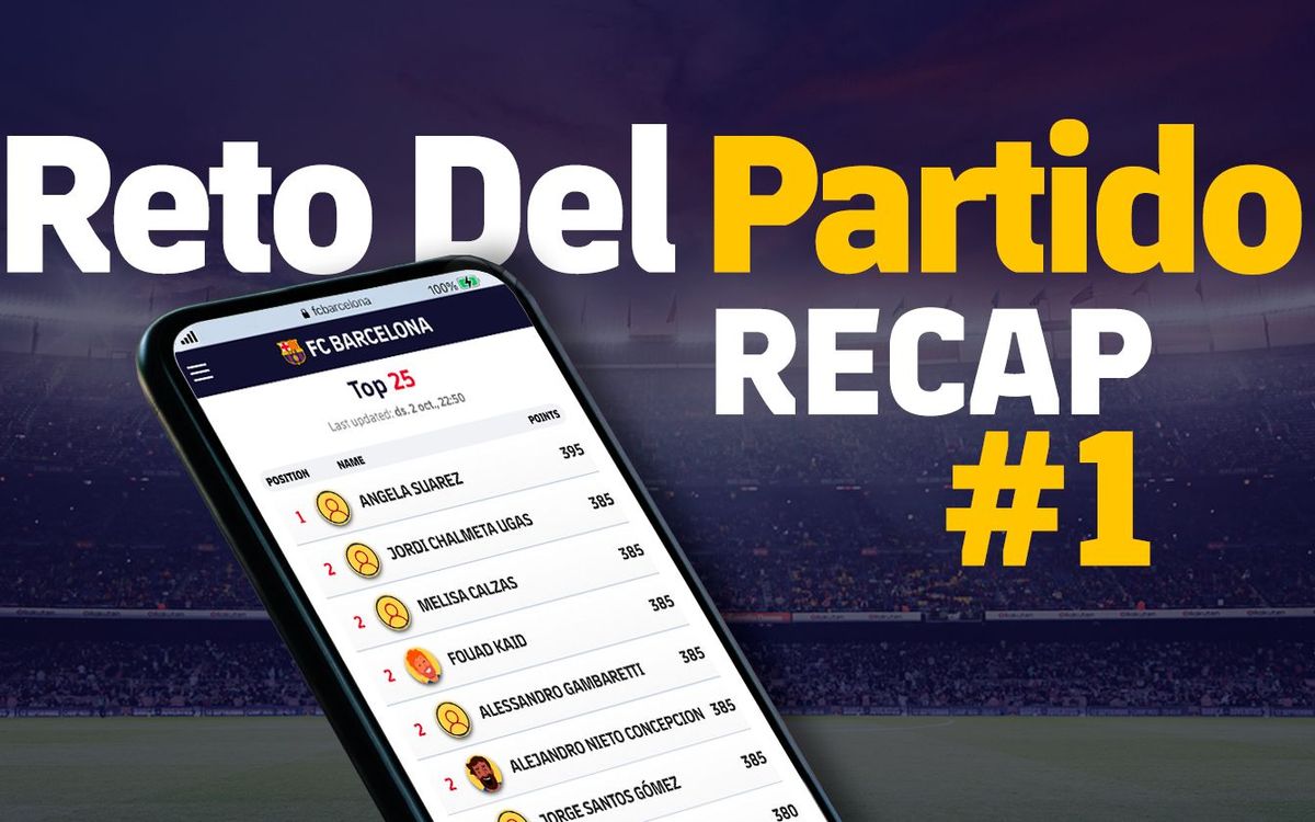 El resumen del Reto del Partido #1