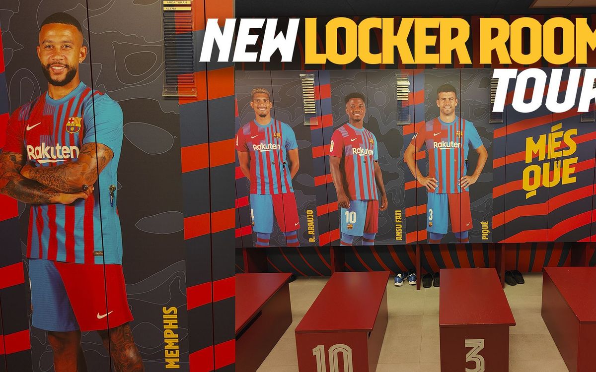New-look lockers at Camp Nou