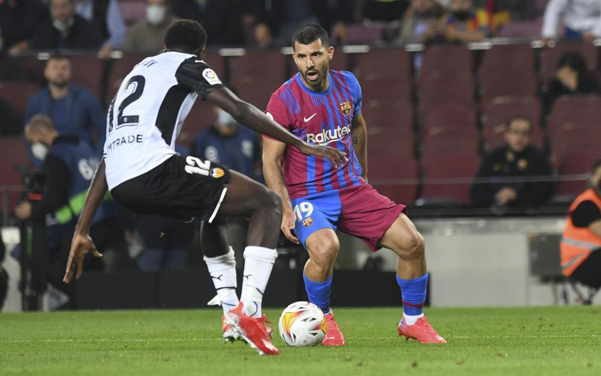 Agüero debuta amb el Barça