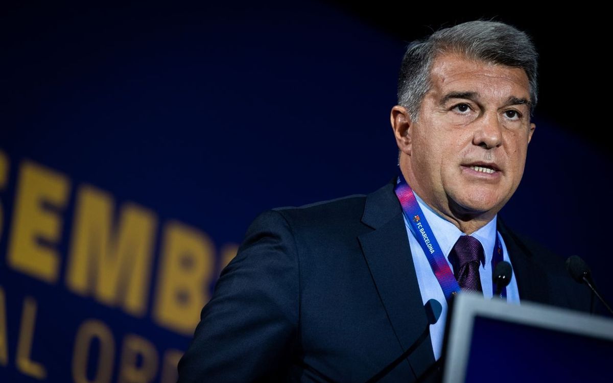 Joan Laporta: 'We will take action so that the situation at Camp Nou is not repeated'