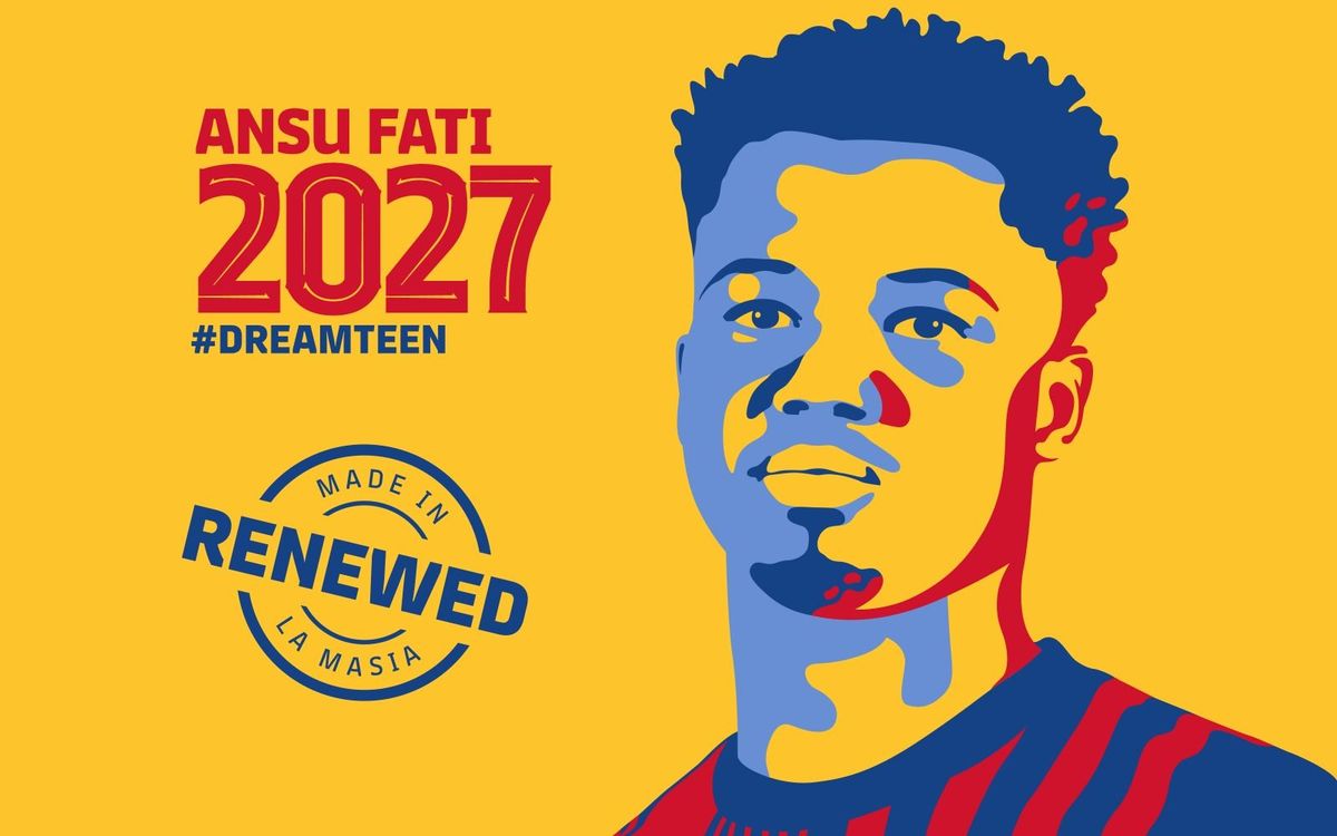 Ansu Fati prolonge au Barça jusqu'en 2027