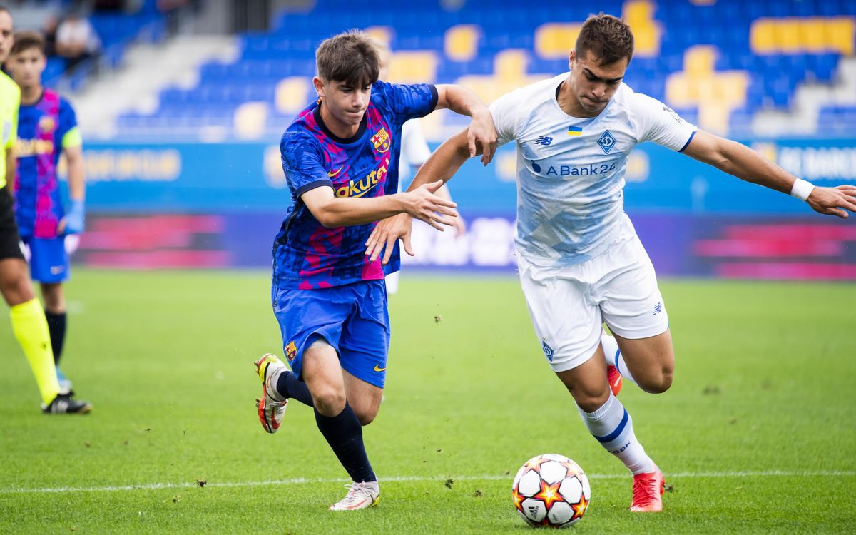 UEFA YOUTH LEAGUE: Dynamo Kyiv v FC Barcelona