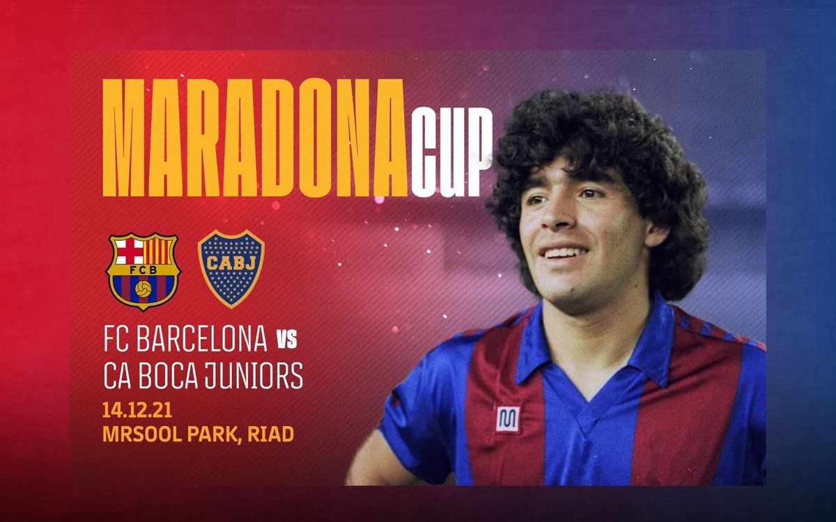 FC Barcelona y Boca Juniors jugarán la ‘Maradona Cup’ en honor del astro argentino