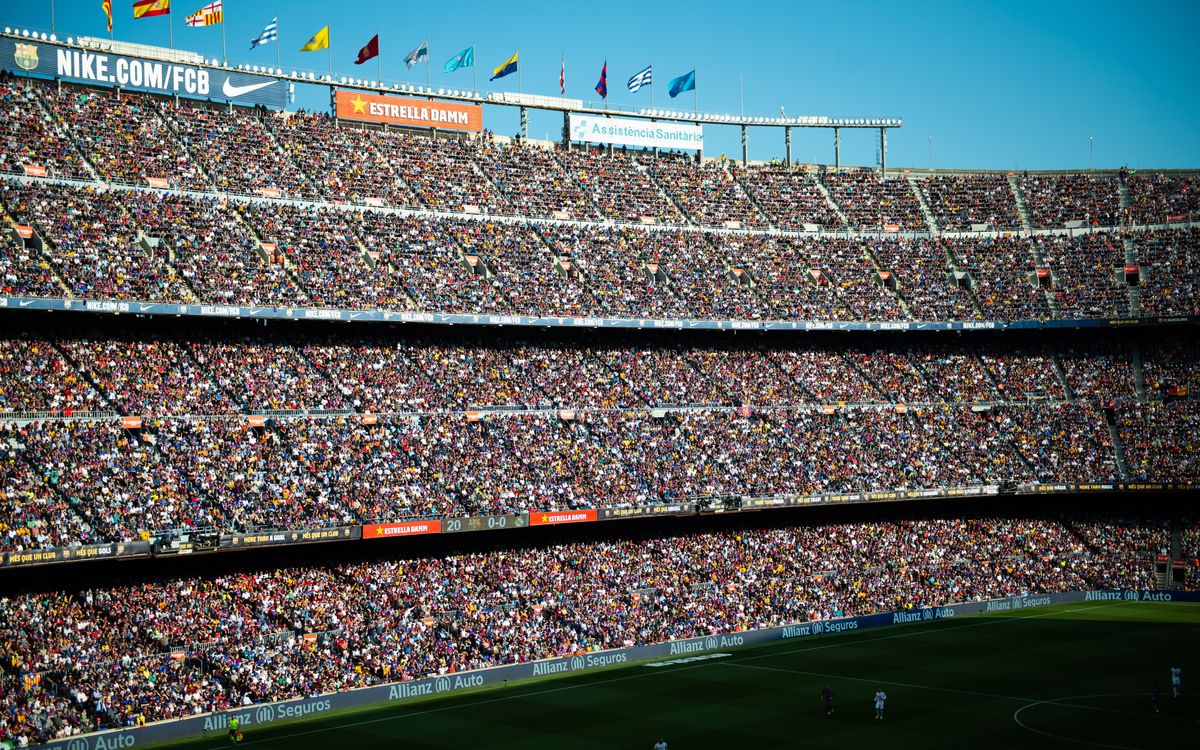 El Seient Lliure del Camp Nou queda suspendido durante esta temporada