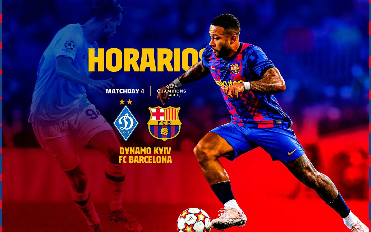 ¿Cuándo y dónde ver el Dinamo de Kiev - FC Barcelona?