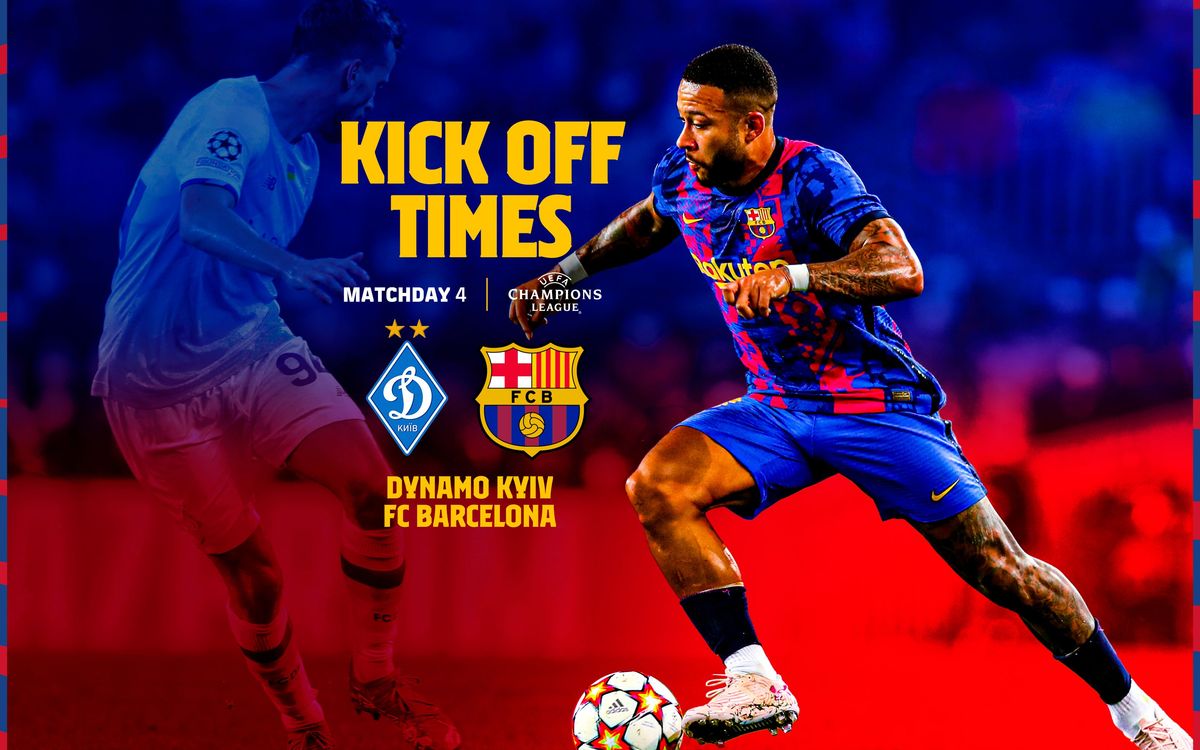 When and where to watch Dynamo Kyiv v FC Barcelona