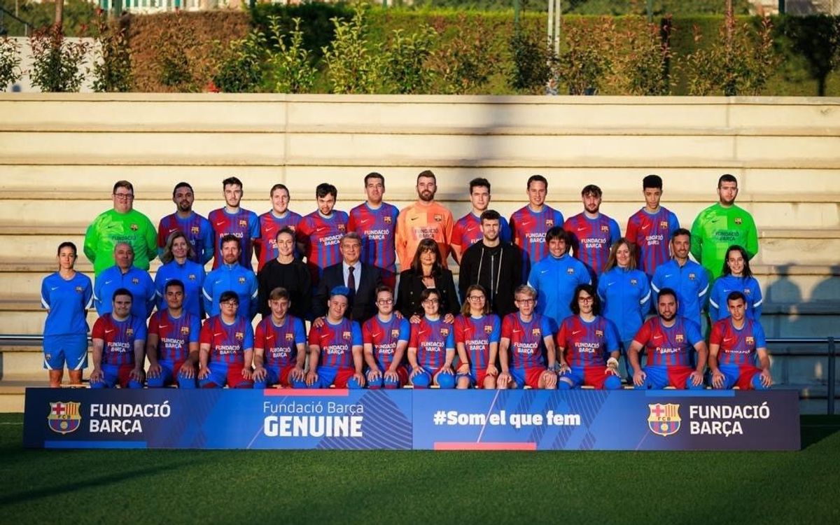 Gerard Piqué y Alexia Putellas embajadores del nuevo equipo Fundació Barça Genuine