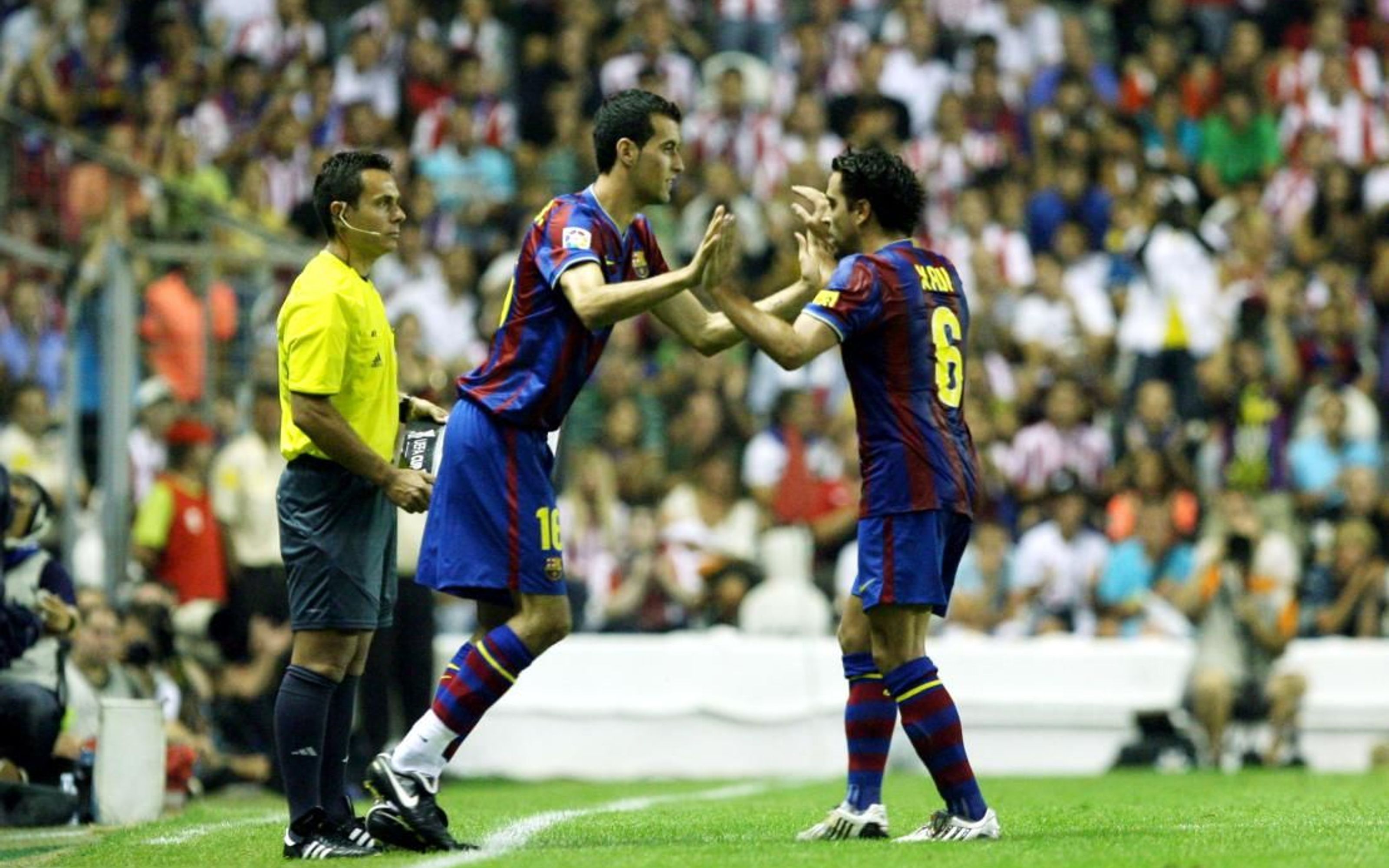 Xavi Hernández & Sergio Busquets
