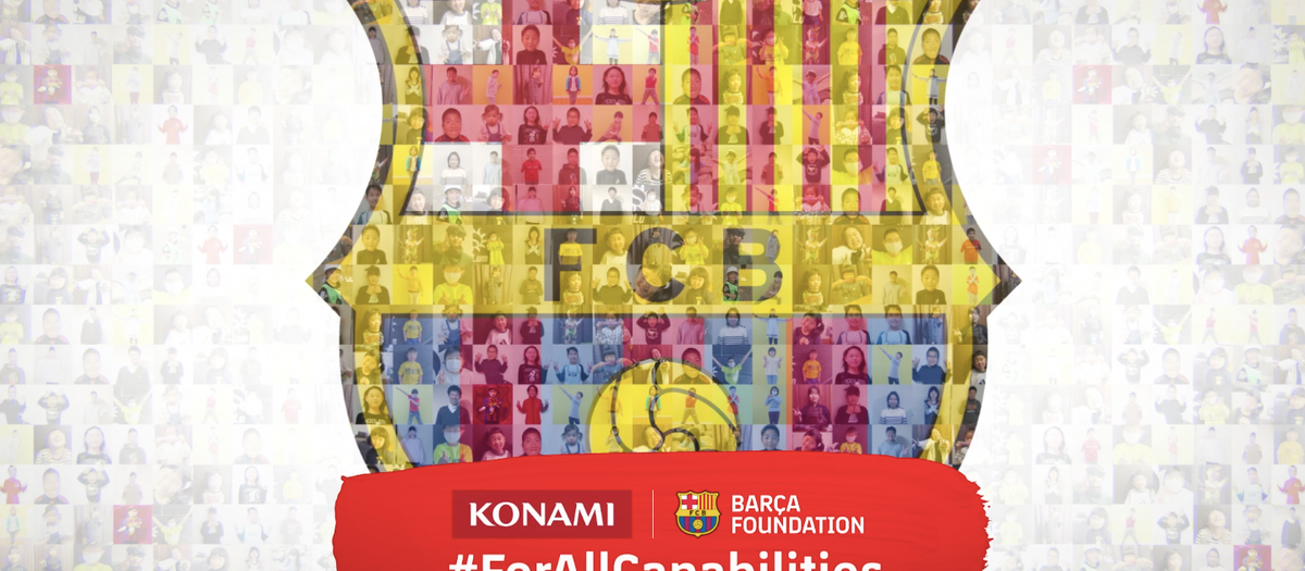 FC バルセロナ財団とKONAMI は、日本における様々なケイパビリティを持つ子供たちへの支援を延長