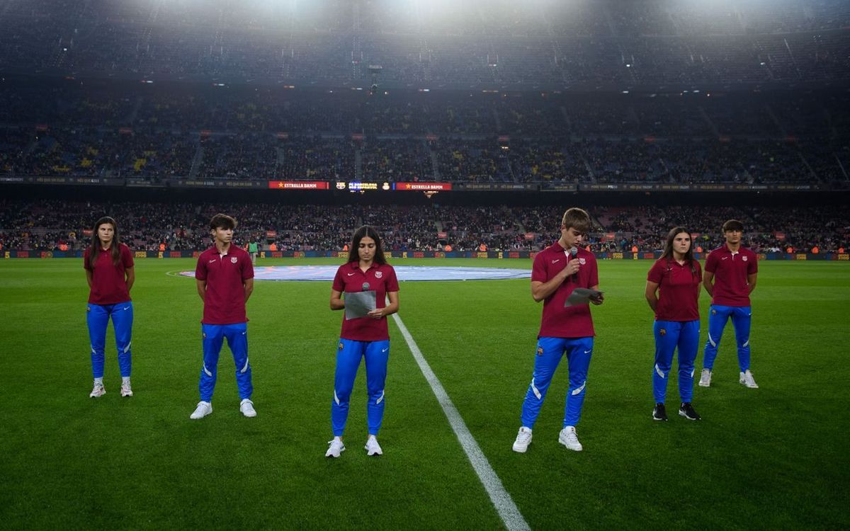 El Barça se suma al manifest del món de l'esport per a l'eliminació de la violència envers les dones