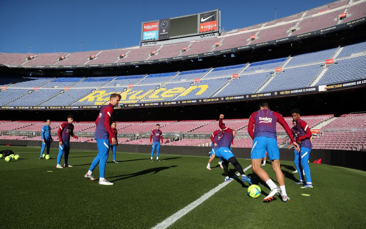 Squad for visit of Betis to Camp Nou