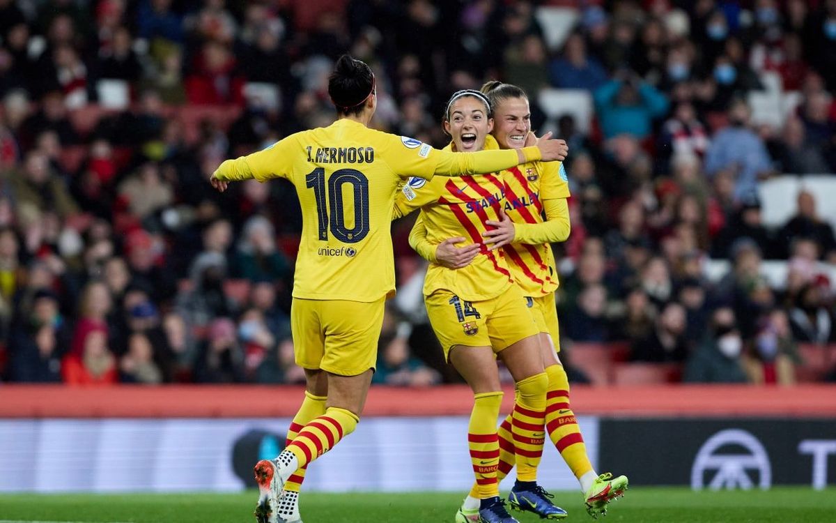 Arsenal 0-4 FC Barcelona: Into the UWCL quarter finals as group winners