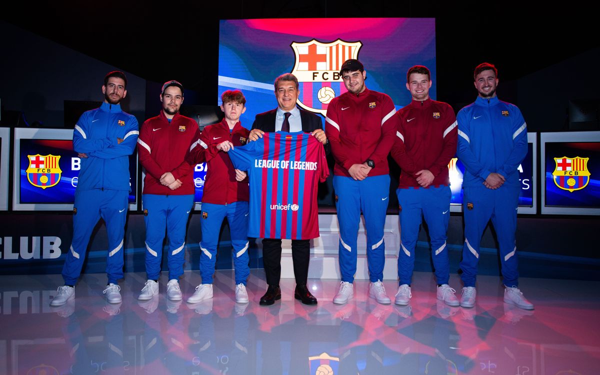 El Barça presenta el seu equip oficial de League of Legends