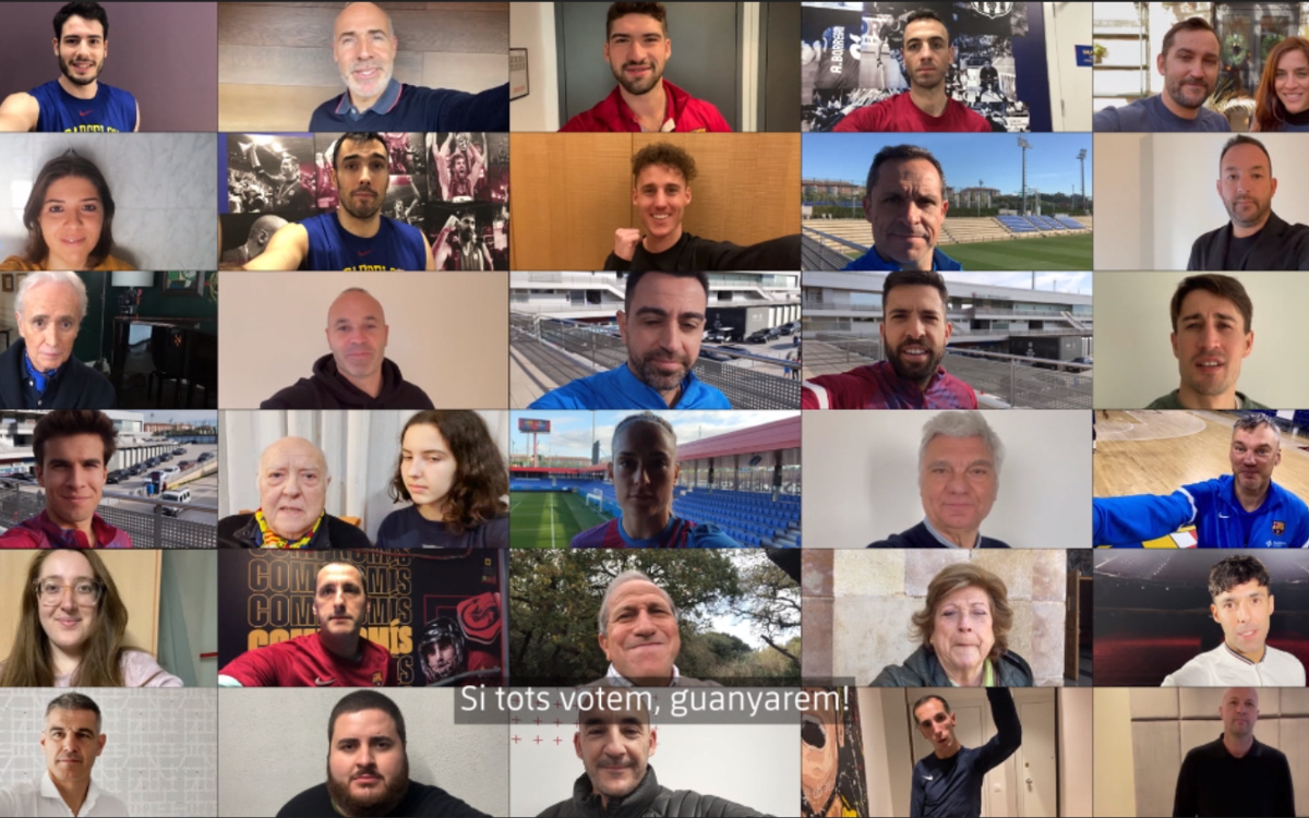 '¡Si todos votamos, ganaremos!', un grito unánime de los culés para fomentar la participación en el Referéndum del Espai Barça
