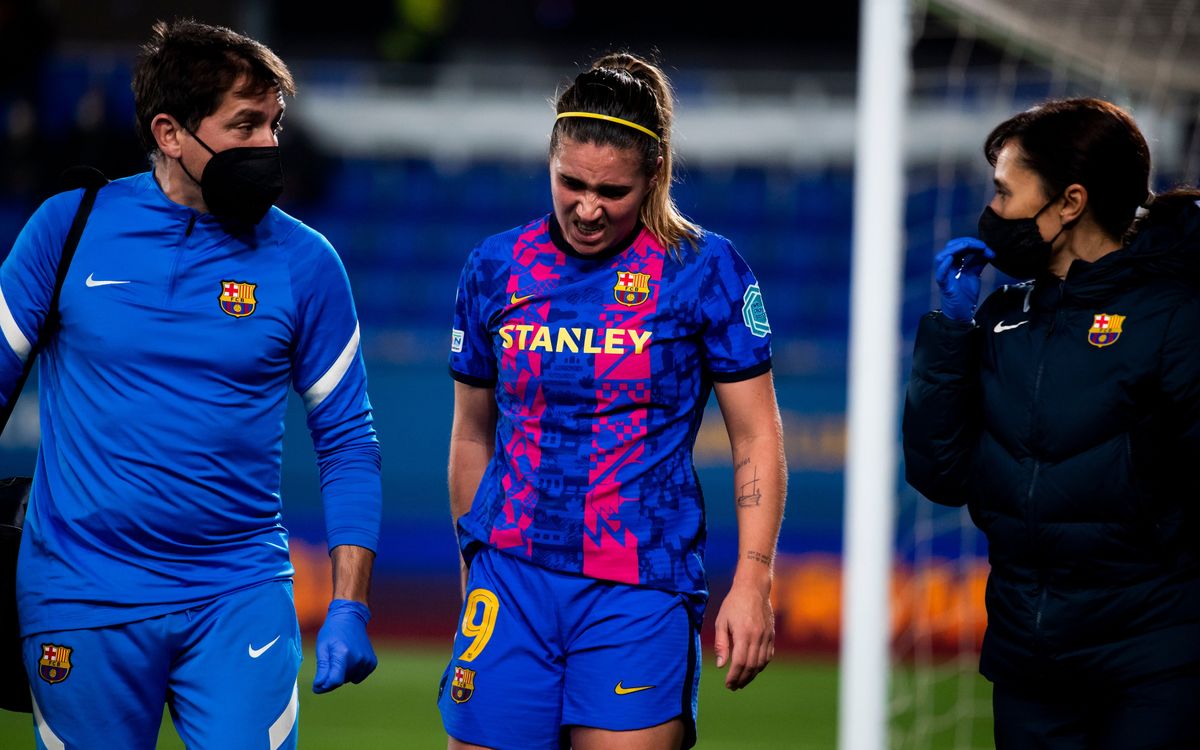 Mariona, unas ocho semanas de baja