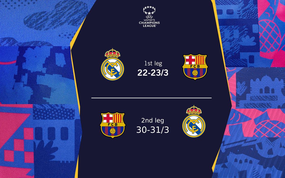 Madrid - Barça, en los cuartos de la Champions