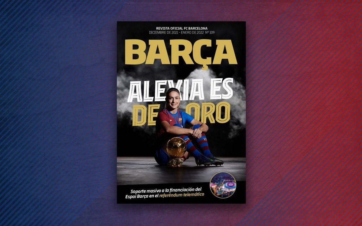 Alexia Putellas, una futbolista de oro en la REVISTA BARÇA digital